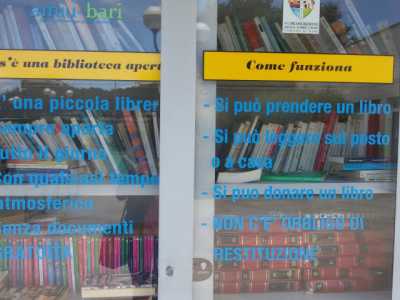 Le regole della Biblioteca Aperta dell'Arena Giardino di Japigia